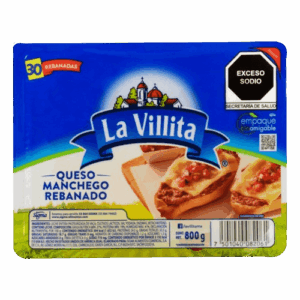Queso Manchego Rebanado La Villita