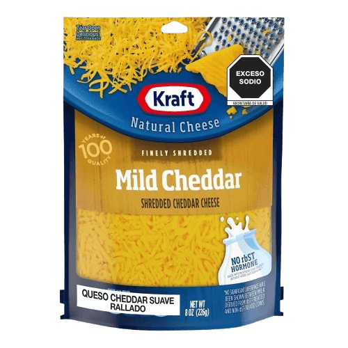 Cheddar Rallado Kraft 226g