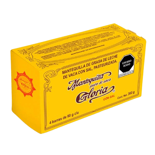 Mantequilla Gloria con sal 360g