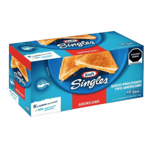 Fundido Americano Singles Kraft 864g