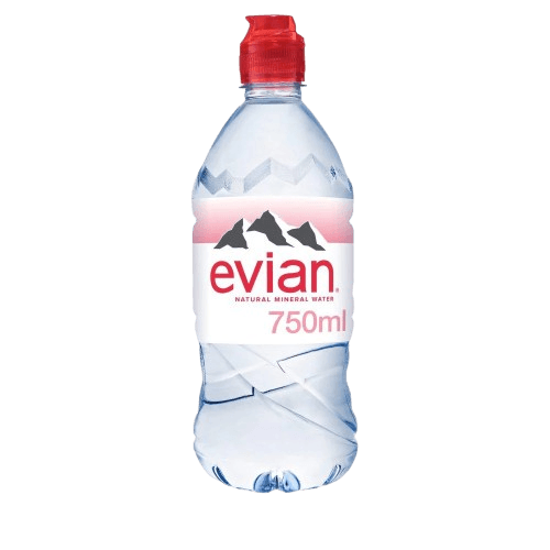Agua Evian Sport Cap 750 ml