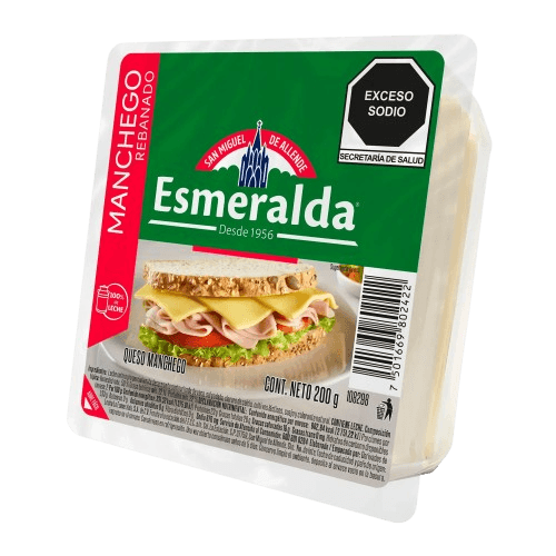Manchego Rebanado Esmeralda 200g