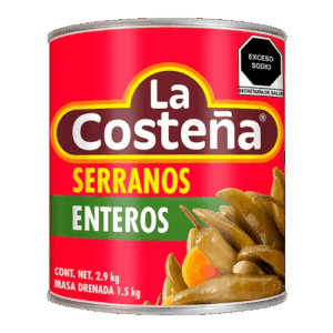La Costeña Chiles Serranos 2.8 kg